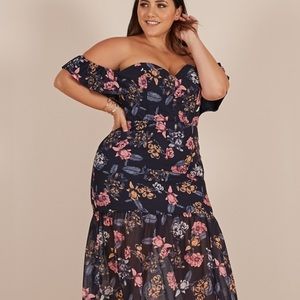 Showpo after you dress in navy floral